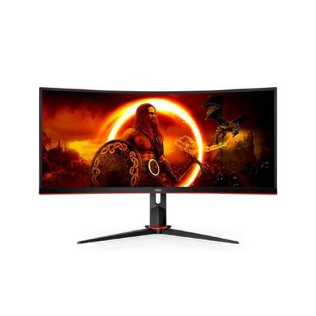 Monitor led 34pulgadas aoc cu34g2x - bk curvo va - wqhd - 144hz - dp - hdmi - 4ms - vesa 100 x 100