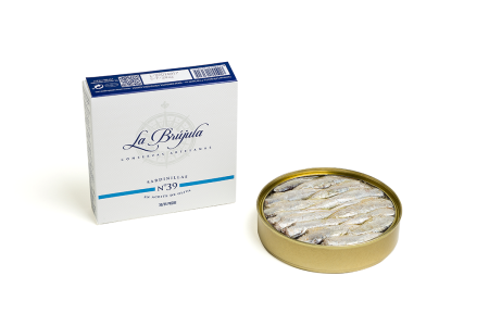 Sardinilla La Brújula - Caja 24 uds (Aceite de Oliva 30/35) 