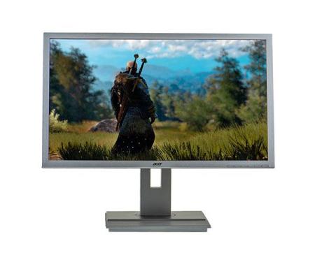 Monitor reacondicionado acer b246hl 24pulgadas full hd - multimedia - dvi - vga - negro - plata