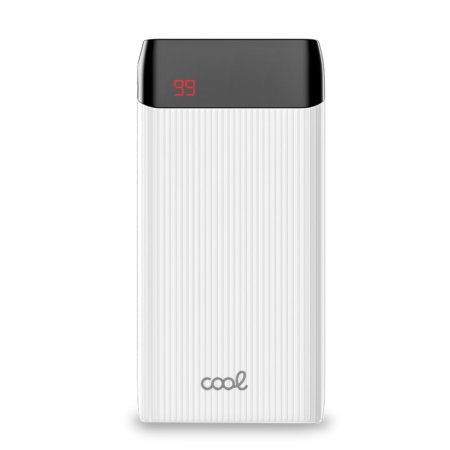 Bateria Externa Universal Power Bank 10.000 mAh (2 x usb / 2A) COOL Waves Blanco