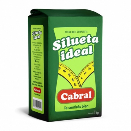 Yerba Mate Cabral Silueta Ideal 1Kg