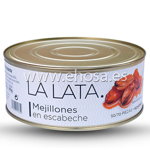 Mejillon Escabeche 50/70 La Lata Ro 900