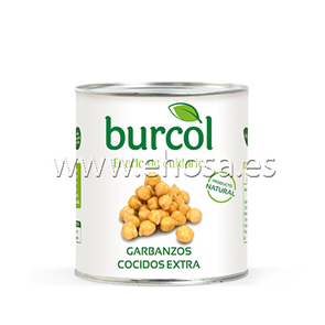 Garbanzos Cocidos 3Kg Burcol