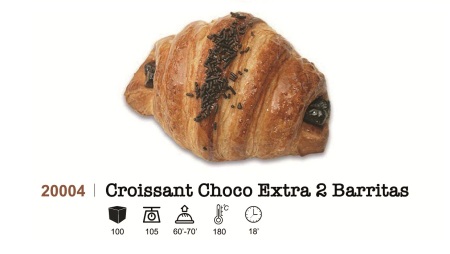 Croissant Choco Extra 2 Barritas