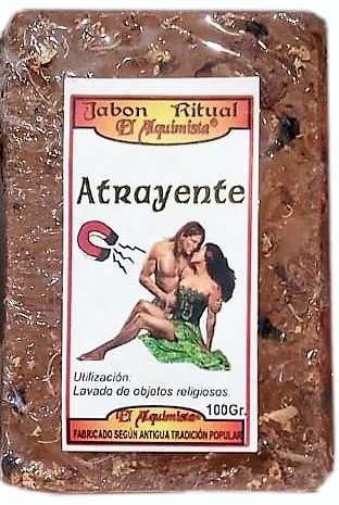 JABON ATRAYENTE con hierbas 100g.