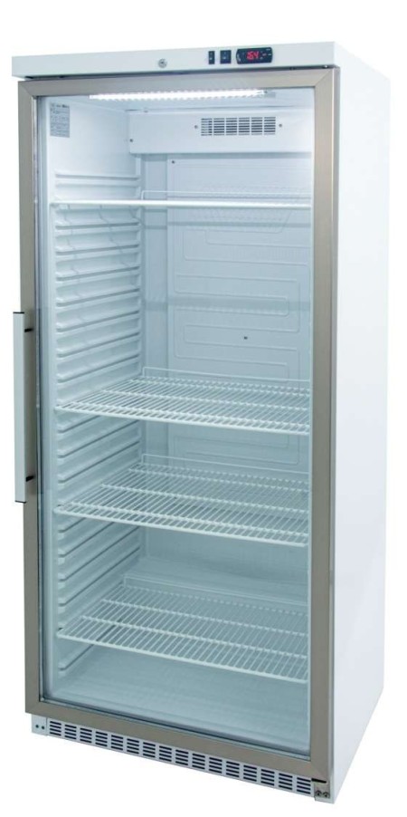 Armario GN2/1 Lacado Blanco 600 litros Puerta de Cristal Refrigerado de 780 x745x1865h mm CORDOBA ARCH-600V