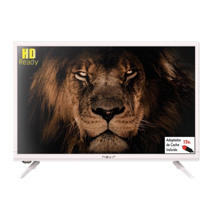 Tv nevir 24pulgadas led hd ready - nvr - 7711 - 24rd2 - b - tdt - hdmi - usb blanco incluye adaptador 12v