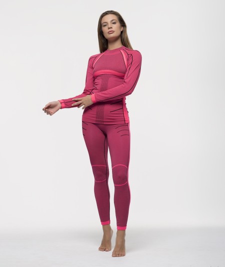 Malla deportivo  con polipropileno, Acro-Rosa-S/M (34-38)