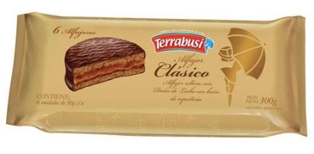 Alfajor Terrabusi chocolate (6 unidades)