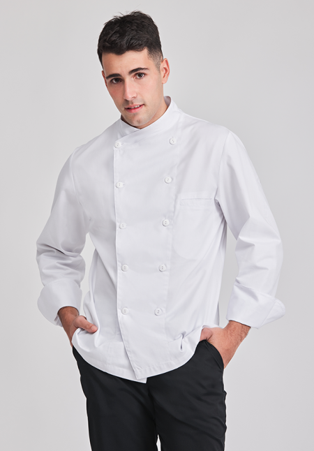 Chaqueta Cocina Unisex Con Botones