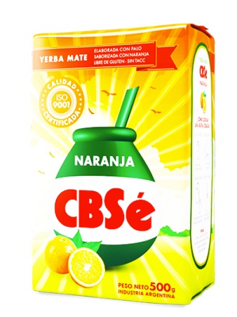 Yerba Mate CBSé con Naranja 500gr