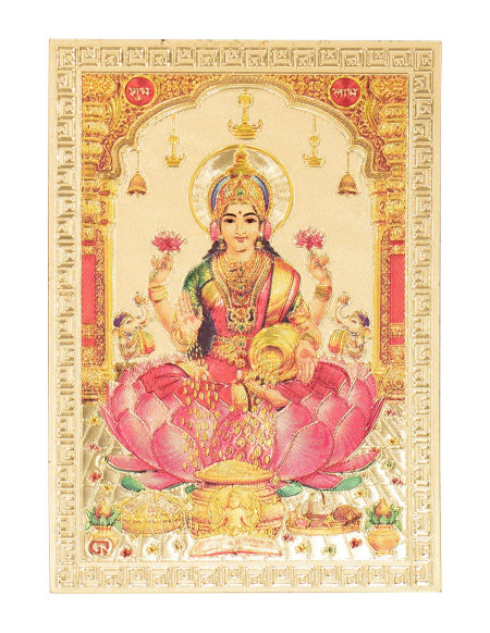 Estampita Pegatina Lakshmi - TLD0006