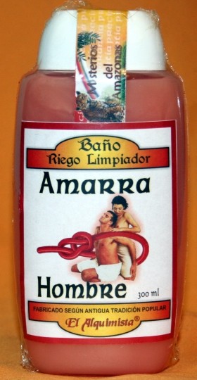 BAÑO AMARRA HOMBRE ( riego limpiador, despojo)