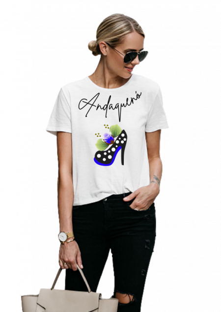 Camiseta mujer ANDAQUENO - Ref: 12221