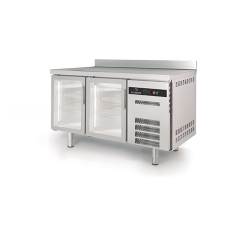 Mesa Snack refrigeración gama 600 – CORECO - TSRV-150-S Puerta de cristal