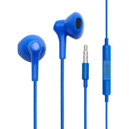 Auriculares 3,5 mm COOL Bora Stereo Con Micro Azul