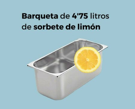 Barqueta 4,75 litros limón