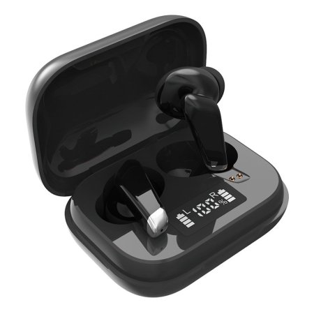 Auriculares Stereo Bluetooth Dual Pod Earbuds COOL URBAN Lcd Negro