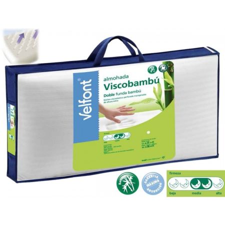 Almohada viscoelástica Viscobambú Velfont