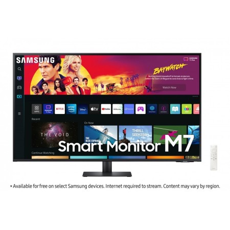 Monitor led 43pulgadas samsung ls43bm700upxen smart tv - va - 4k uhd - hdmi - usb tipo c - 60hz - 4ms - vesa 100 x 100