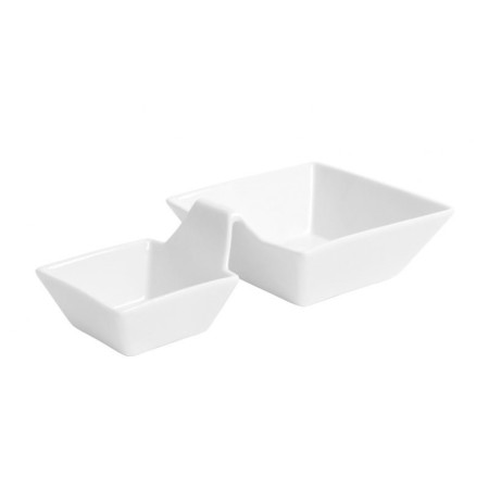 BOWL DOBLE 23,5x12,5x5cm(MING) 12u/c