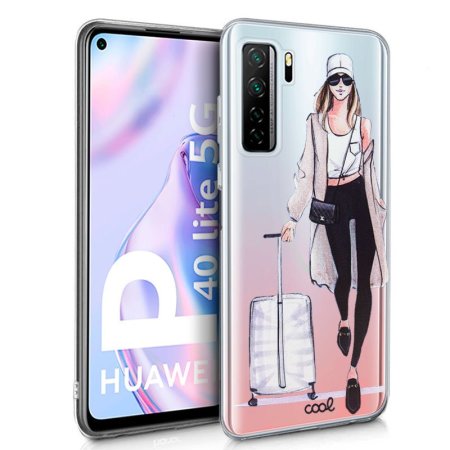 Carcasa COOL para Huawei P40 Lite 5G Clear Girl