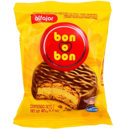 Alfajor Bon o Bon chocolate