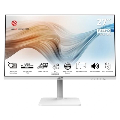 Monitor msi md2712pw 27pulgadas 100hz hdmi usb - c mm aa blanco