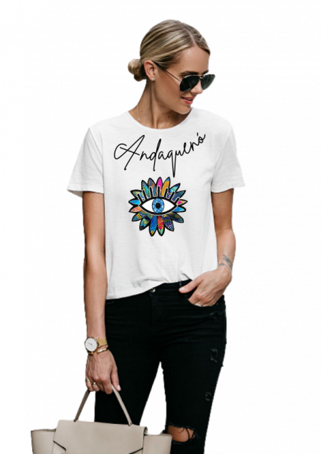 Camiseta mujer ANDAQUENO - Ref: 12287