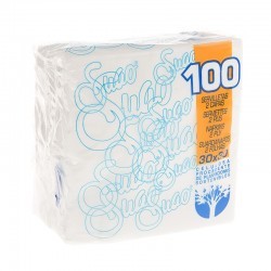 Caja Servilletas 30x 30 2 capas Blanca (4.800 uds.)