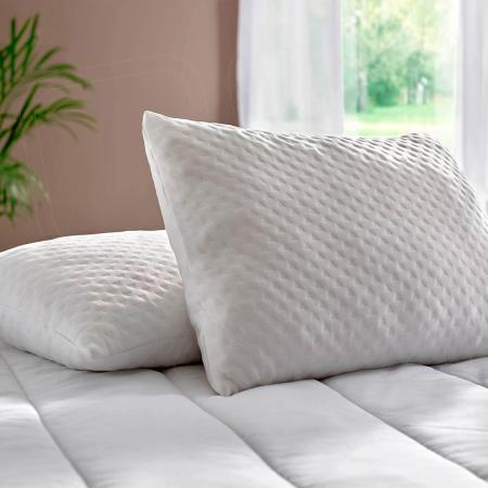 Almohadas de viscoelástica Economy (x2); 67/70cm