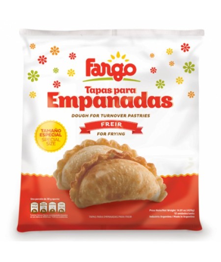 Discos de Empanadas de Freír Grande Fargo 420gr 12und