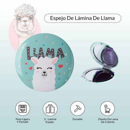 OFERTA! LOTE DE 500 ESPEJOS CHAPA LLAMA