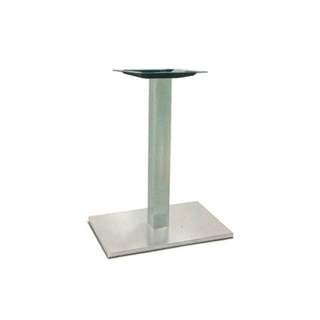 BASE CENTRAL INOX COLUMNA 80X80 40X60X72