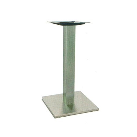 BASE CENTRAL INOX COLUMNA 80X80 40X40X72