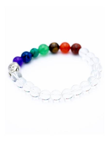 Pulsera Piedras Cuarzo Cristal - SPU0020I