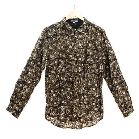 Camisa Black Daisies