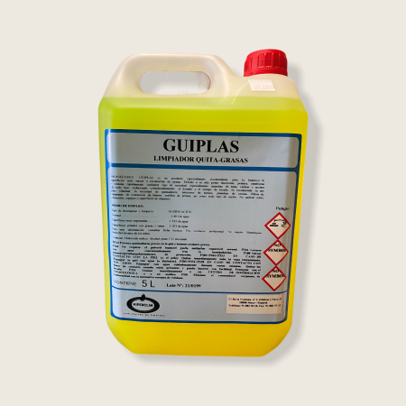 Detergente GUIPLAS QUITA-GRASAS  garrafa de 5 litros