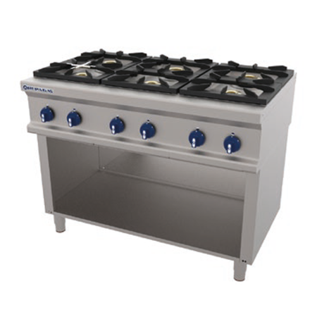 Cocinas a gas Serie 750 Gama modular y puente – REPAGAS - CG-760 LC