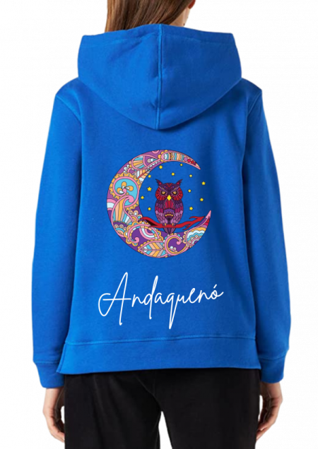 Hoodie Azul Unisex ANDAQUENO - Ref: 13648