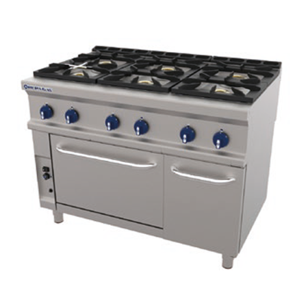 Cocinas a gas Serie 750 Gama modular y puente – REPAGAS - CG-761