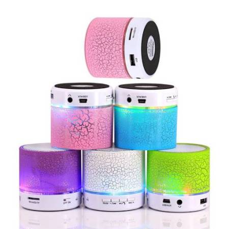 MINI ALTAVOZ BLUETOOTH CON LUZ LED+RADIO+USB