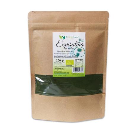 Espirulina Bio En Polvo 200Gr. Tedoysalud