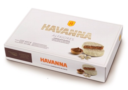 Alfajores Havanna Blanco (12 unidades)