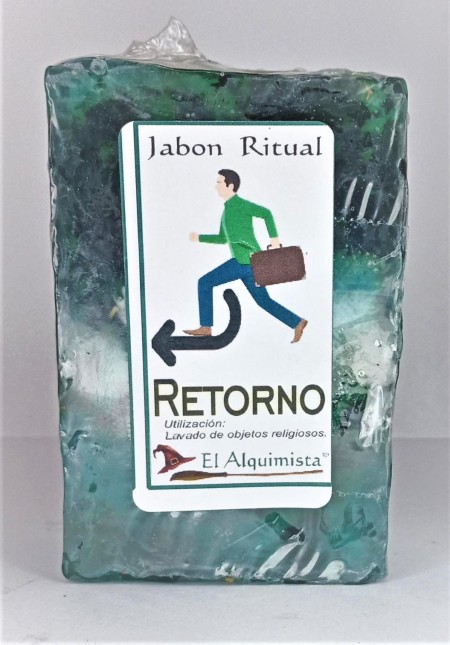 JABON RETORNO con hierbas y aceites hecho a mano 100g.