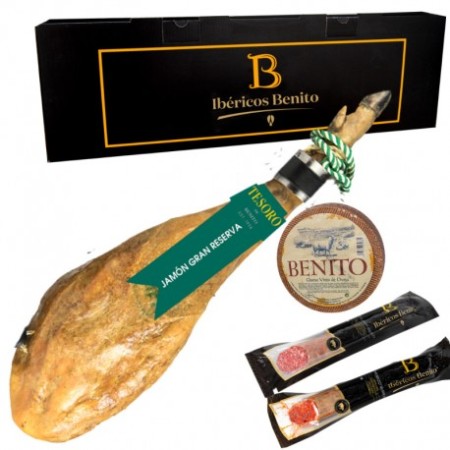 Lote Jamón H Gran Reserva Benito + caja regalo