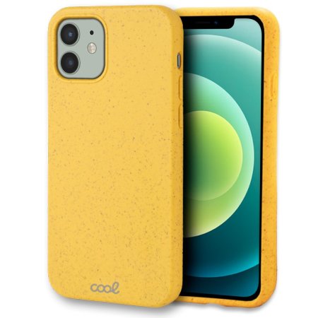 Carcasa COOL para iPhone 12 / 12 Pro Eco Biodegradable Amarillo