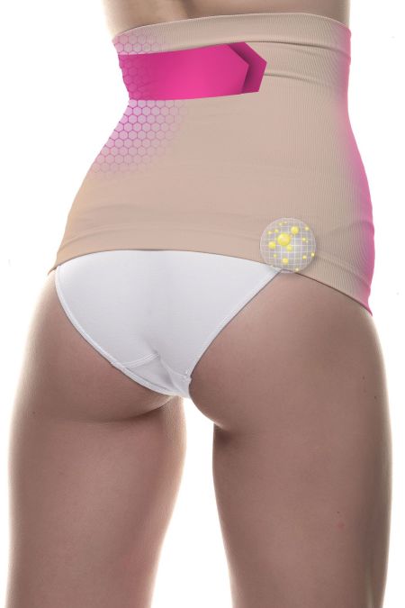 Cinturón postparto con fibra Emana, Cloé-Nude-L/XL(42-46)