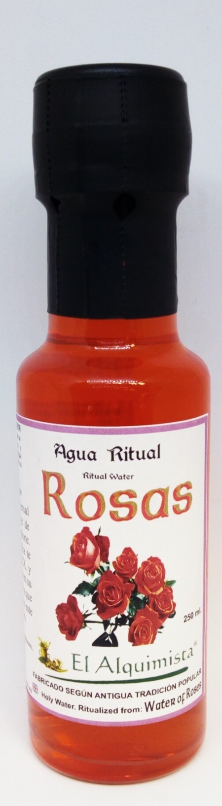 AGUA de ROSAS ( frasco de Vidrio) 200 ml.