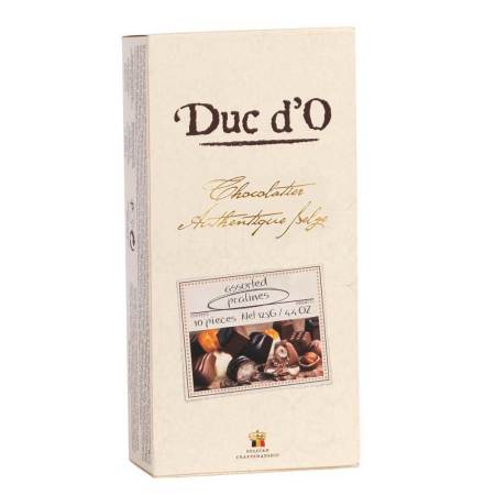 Chocolate belga surtido 125 gr | Un regalo auténtico Duc d'O